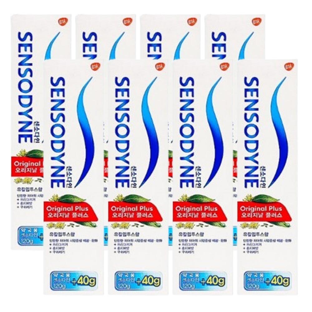 센소다인 시린이 잇몸 구취 오리지널 플러스 치약 160g / 8개