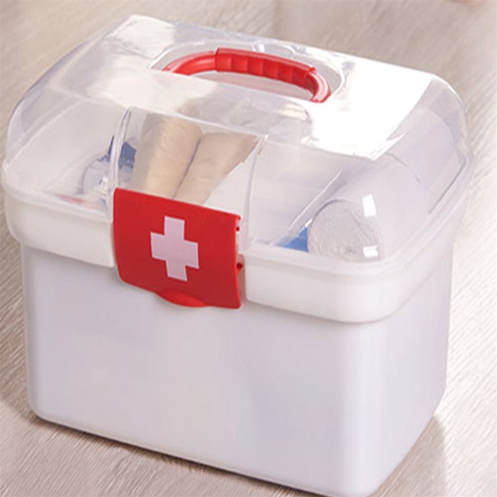 [오늘출발] 김조팸 휴대용 구급상자 2단 회사구급상자 구급함 가정용구급상자 구급가방