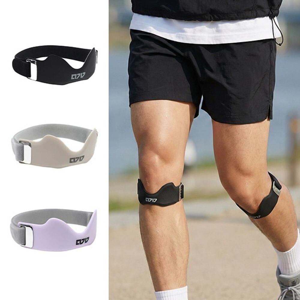 [오늘출발] HICKIES 포커스핏 실리콘 에어쿠션 슬개건 무릎관절보호대 헬스 러닝 테니-스 N01 1개입/배구 보호대 러닝