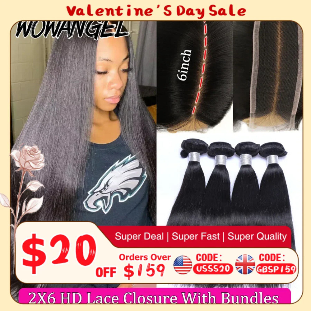 색차계 휴대용 색도계 와우 엔젤 2x6 HD 레이스 클로저번들 포함 인간의 머리카락 딥 파팅 멜트 스킨 30 32