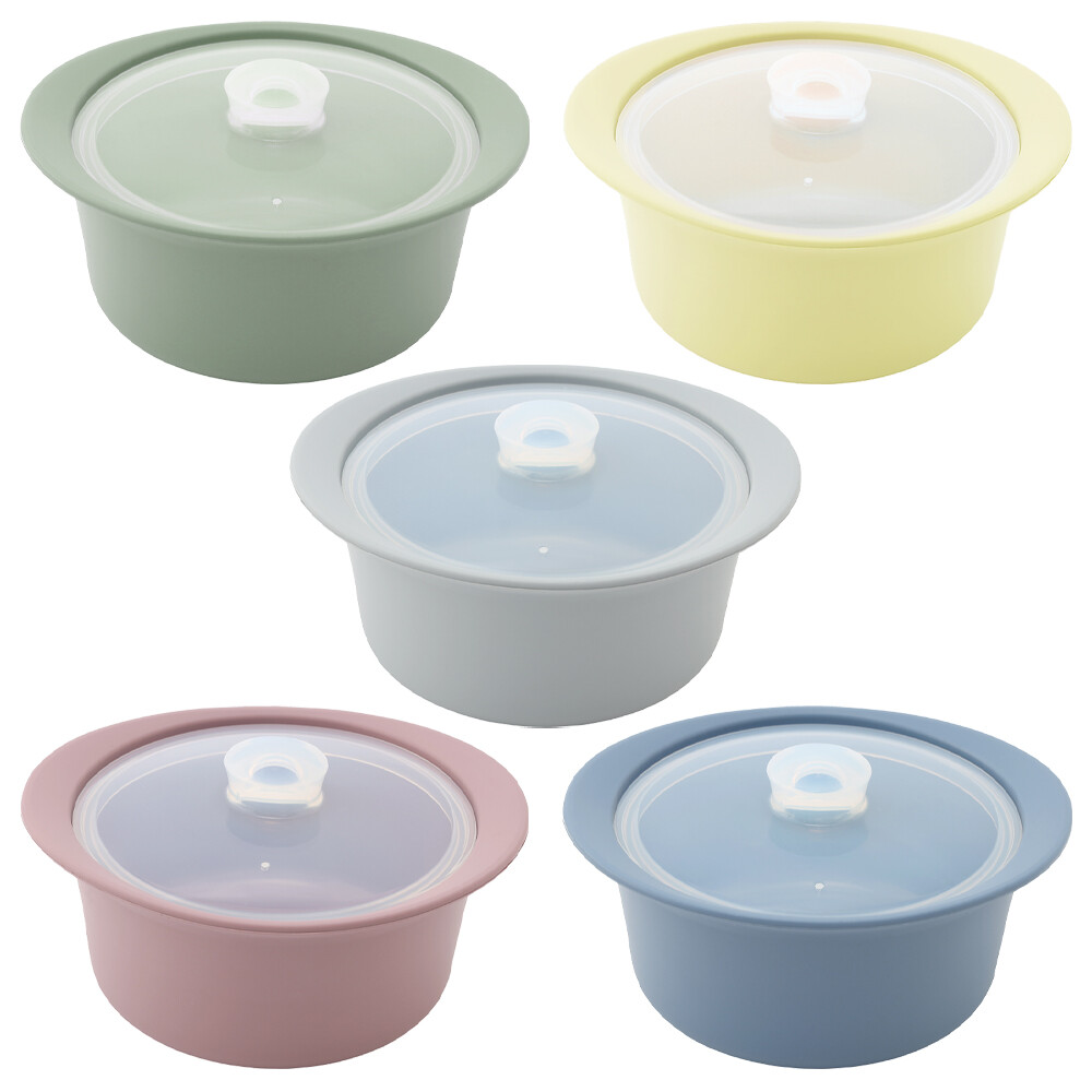 [오늘출발] 홈하우스 홈하우스 국산 프리미엄 실리콘 냄비 전자레인지 찜기 라면용기 계란찜 1200ml