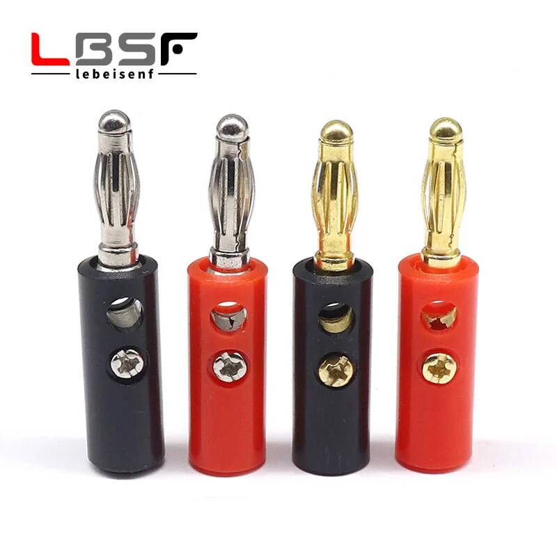 [오늘출발] 항공단자 항공잭 10개5pairs 오디오 스피커 나사 바나나 골드 콘센트 커넥터 4mm 블랙 레드 온라인 니켈골