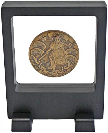 [오늘출발] 3D 플로팅 프레임 유연한 싱글 챌린지 코인 포커 칩 기타 피크 디스플레이