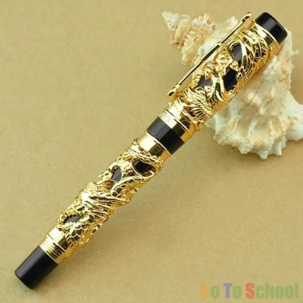 [오늘출발] Jinhao 드래곤 피닉스 골든 롤러 볼펜 최신 럭셔리 필기 선물 하이 판매