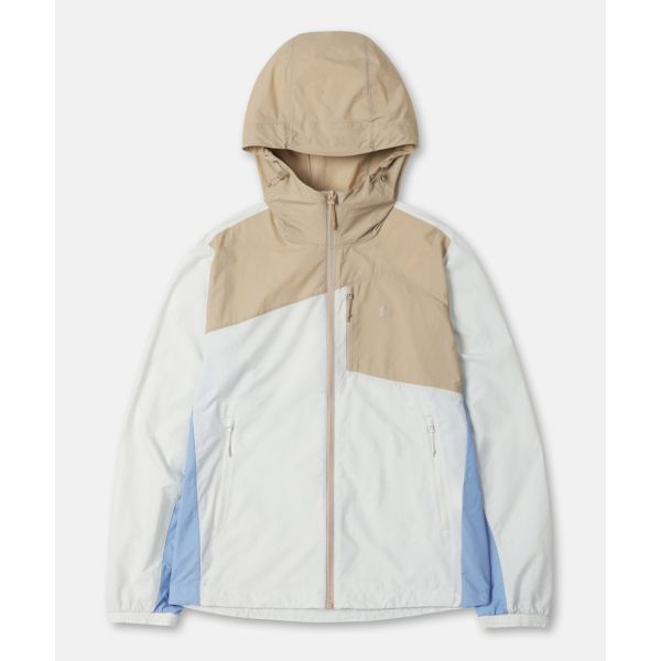 코오롱스포츠 KOLON SPORT 여성 윈드케이 후드 컬러블록 후드 자켓 재킷 JKJJM26204STO