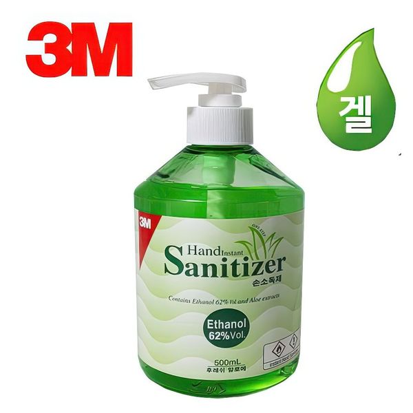 3M 061JKJ65 알로에 펌프 사무실용 업소용 손소독제 500ml 케어 청결제