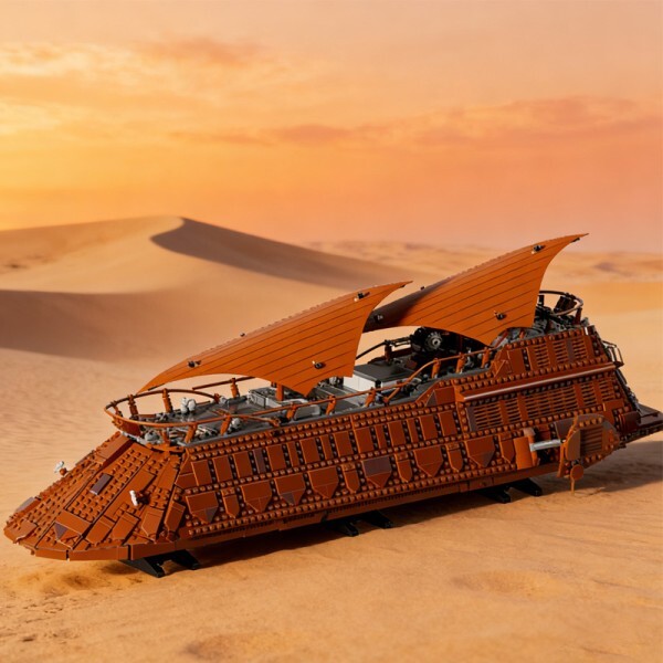 3942개 UCS 스타 배틀 사를락 피트 쇼다운 자바의  바지 75397 블록 퍼즐 모델 파티 생일 크리스마스 선물