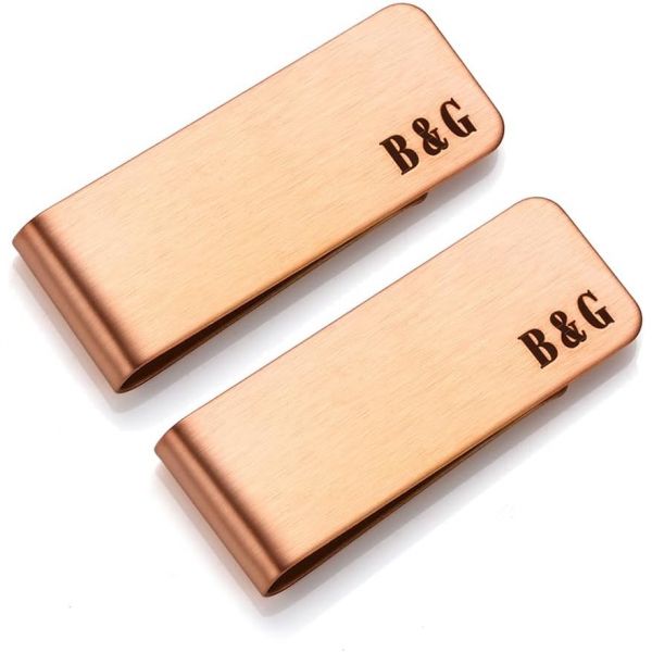 머니클립 남성 골프지갑 남자 맞춤형 남성용 현금 지폐 신용카드 포켓 지갑 무료 각인 이니셜 이름 날짜