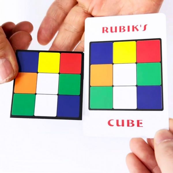 [오늘출발] 관객이 고를 카드를 예언하는 큐브예언카드 마술도구 간단한 마술 카드 큐브 용품 예언 교육용