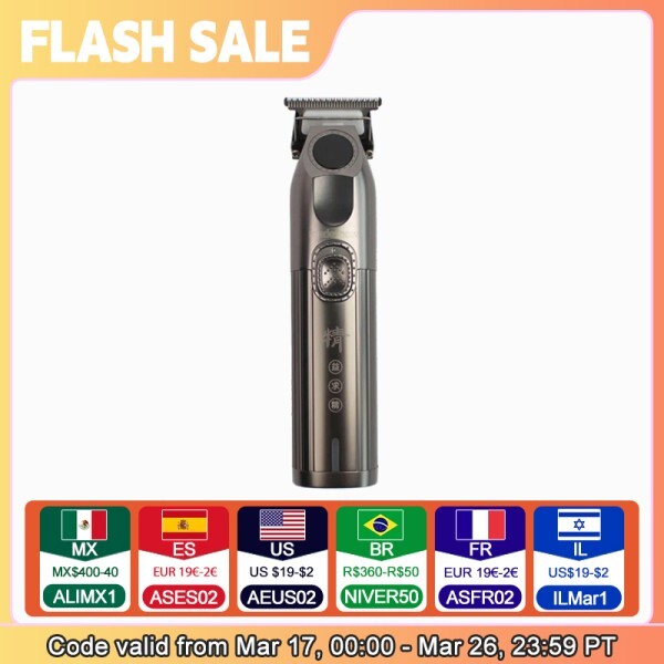 [오늘출발] M8F M9 Madeshow 전문 남성용 헤어 클리퍼 이발소 살롱 트리머 기본 무선 빈티지 오일 푸시 3200mAh 13W