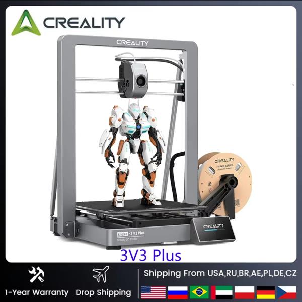 [오늘출발] Creality Ender 3V3 PLUS 3D 프린터 코어 XZ 모션 600mm/S 속도 자동 레벨링 AutoLeveling   빌드 220220