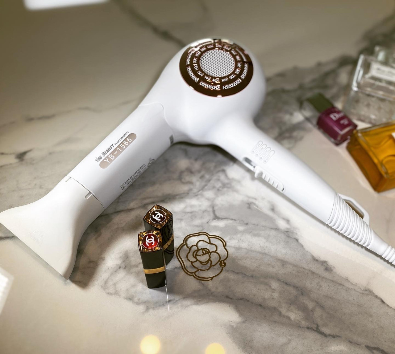 [오늘출발] 예스뷰티 미용실 드라이어 YB-1566 헤어드라이기 저소음 항공모터 전문가용 냉풍