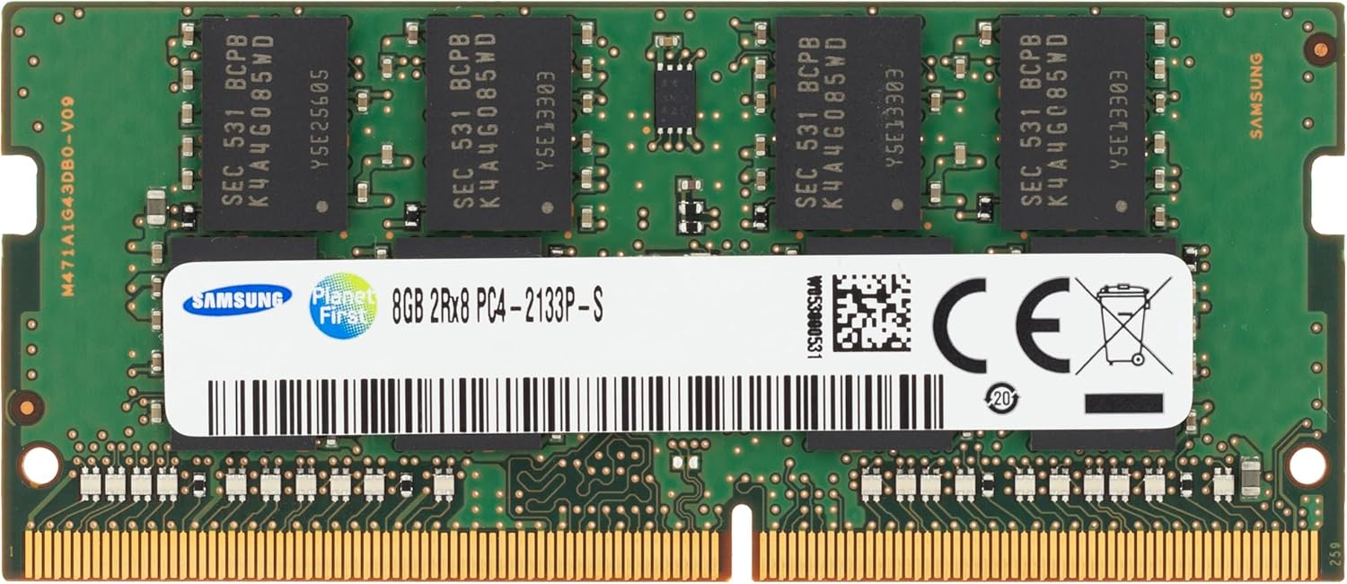 [오늘출발] 삼성 8GB DDR4 2133MHz PC4-17000 (PC4-2133P) CL15 SODIMM 2Rx8 듀얼 랭크 1.2V 260핀 노트북
