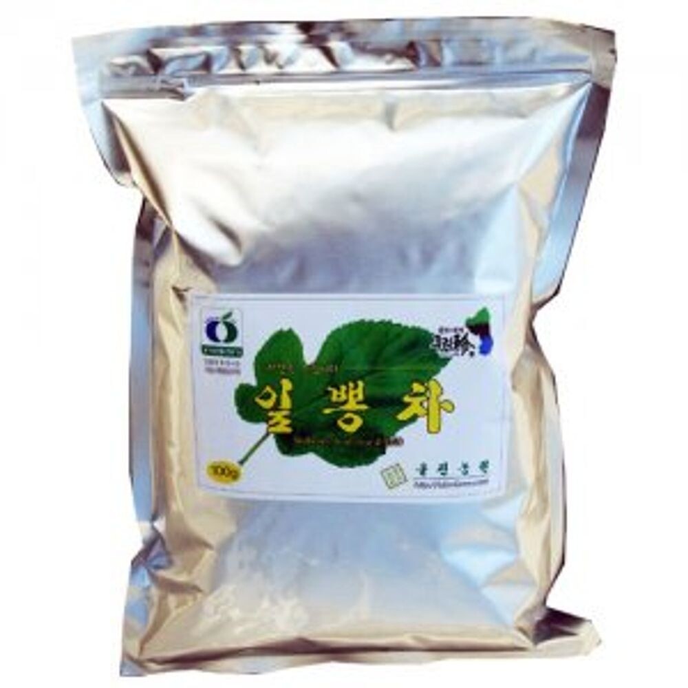 울진농원 잎뽕차 100g 뽕잎차 상엽차/차/티/선물용/가정용/탕비실/손님/접대/우려마시는/허브티/덖음차