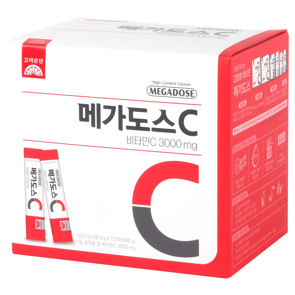 고려은단 고려은단 메가도스C 3000mg 120포 1개