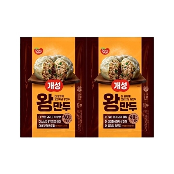 동원 동원에프앤비 동원 개성왕만두 2.1kg 2개