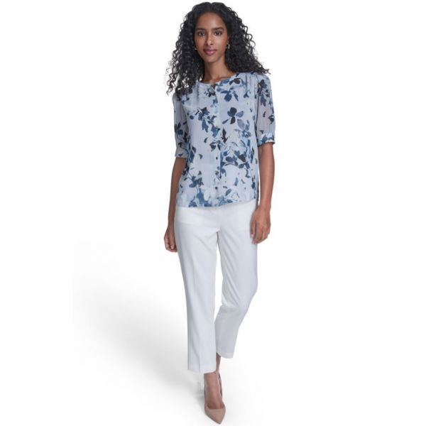 캘빈 클라인 소형 반팔 버튼 앞 상의 SSPHHWJG 976528