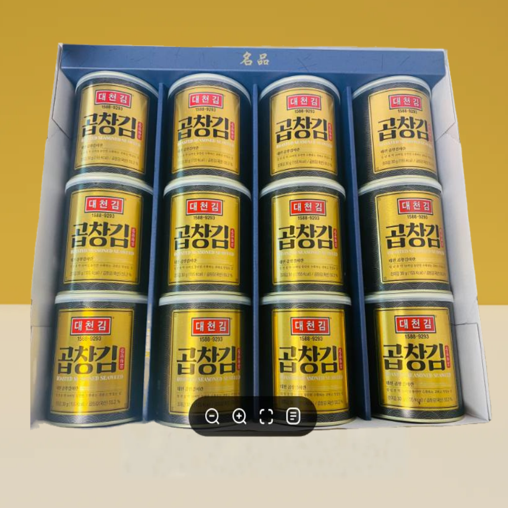 대천김곱창김캔 대천곱창김 선물세트 명품캔