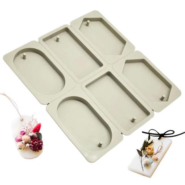 하프클럽/셀러허브 혼합 6구 왁스 타블렛 석고 방향제 실리콘 몰드