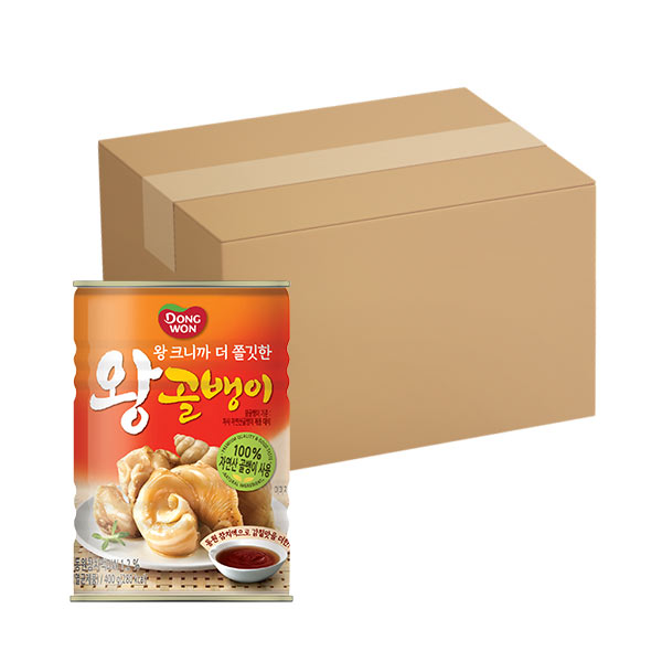 4%적립금 동원 자연산왕골뱅이 400g x 24개(1박스) 204596 {0m}