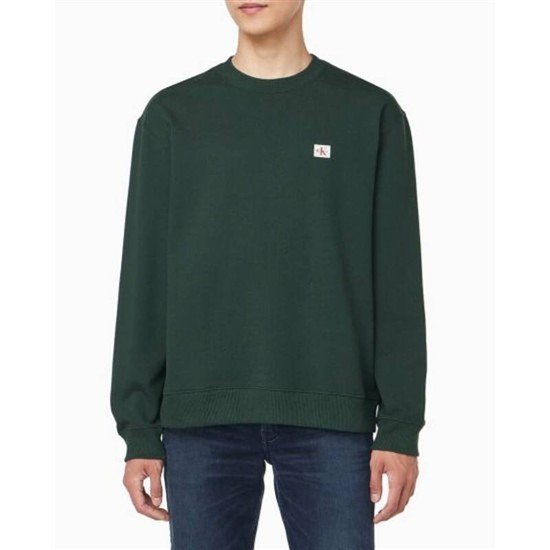 캘빈클라인진 캘빈클라인 남성 프렌치테리 뱃지 크루넥 스웻셔츠 4RC273G 394768