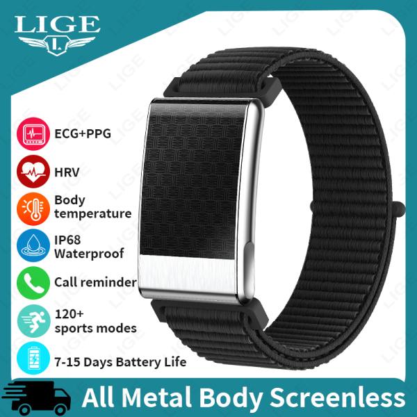 [해외] 방수 건강 분석 스마트 워치 스크린리스 팔찌 혈압 수면 모니터 스포츠 밴드 피트니스 트래커