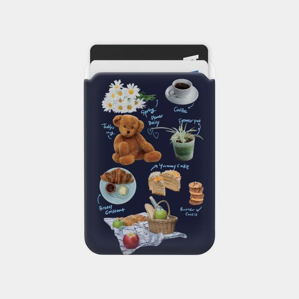 [출판사 교보문고]교보문고 (현대Hmall)메이드모먼 flower garden picnic 디자인 맥세이프 카드슬롯