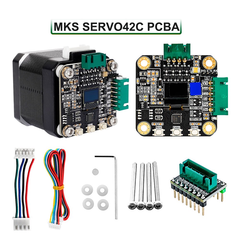 [오늘출발] [해외] [호환] 호환 Makerbase MKS SERVO42C PCBA MKS APT 음소거 드라이브 교체 TMC2209 NEMA17 폐쇄 루프 스테퍼 모터