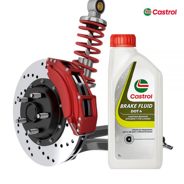 캐스트롤 브레이크오일 브레이크액 DOT4 1L