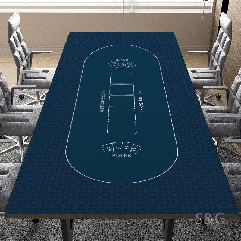 [오늘출발] 텍사스 홀덤 테이블 포커 카드 카지노 바카라 게임 매트 3. 타입C A. 80x140cm