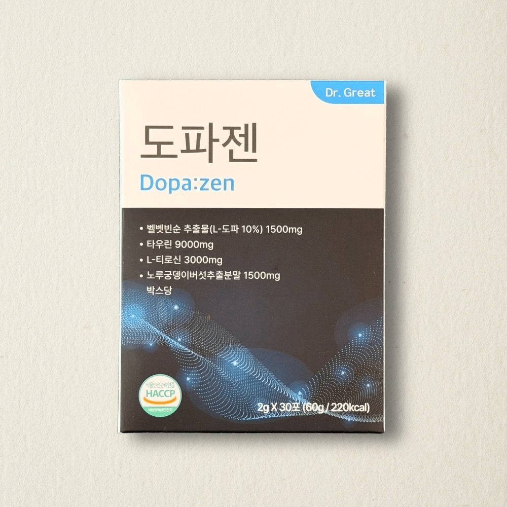 좋은여행연구소 도파젠 L-도파 벨벳빈순 추출물