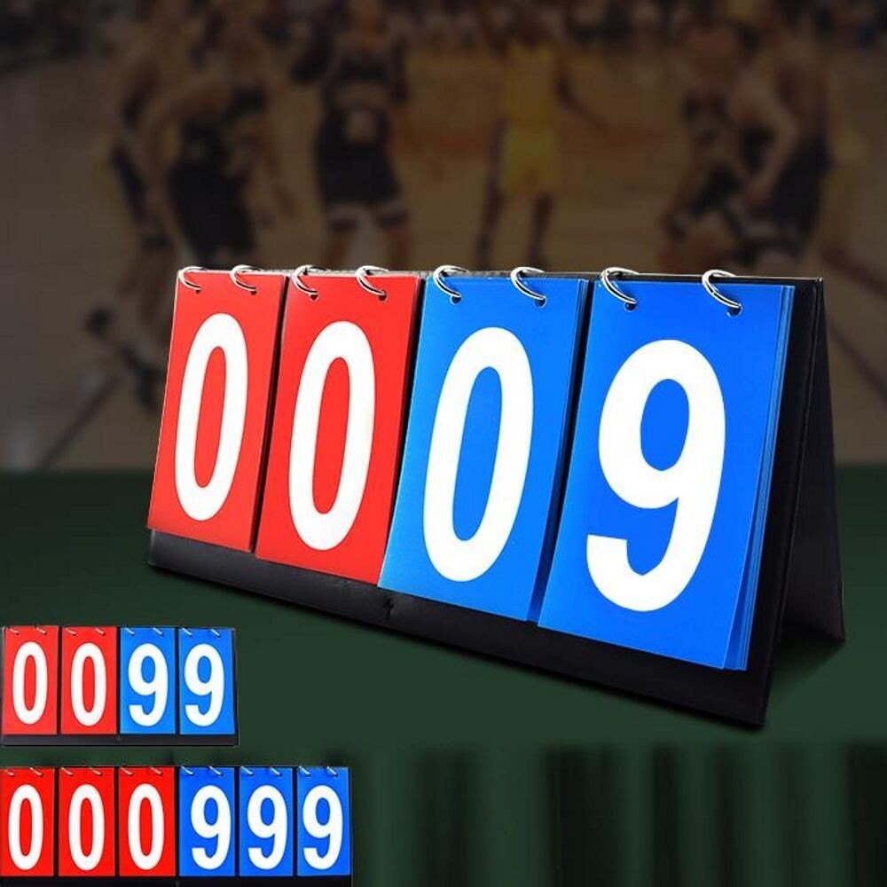 [오늘출발] 키밍 스포츠 경기 점수판 기록판 실시간 점수 기록하기/다용도 번호판 점수 레저 보드 게임 연습 운동