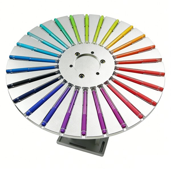 [오늘출발] LY D300 원형 휠 회전축 펜 납땜 팁 섬유 레이저 조각 마킹 기계 양면 사용 M6 슬롯 나사 구멍 포함