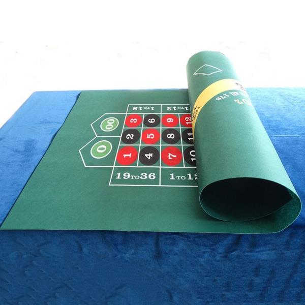 [해외] 고품질 펠트 천 게임 테이블보 양면 룰렛 포커 탑 6090CM 카지노