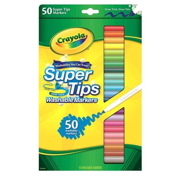 크레욜라 OP03CR15 가는선 수성마카 50색