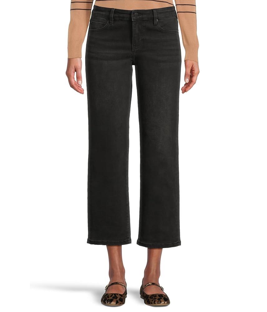 Liverpool 여성용 케네디 미드 라이즈 스트레이트 진 러닝 크릭