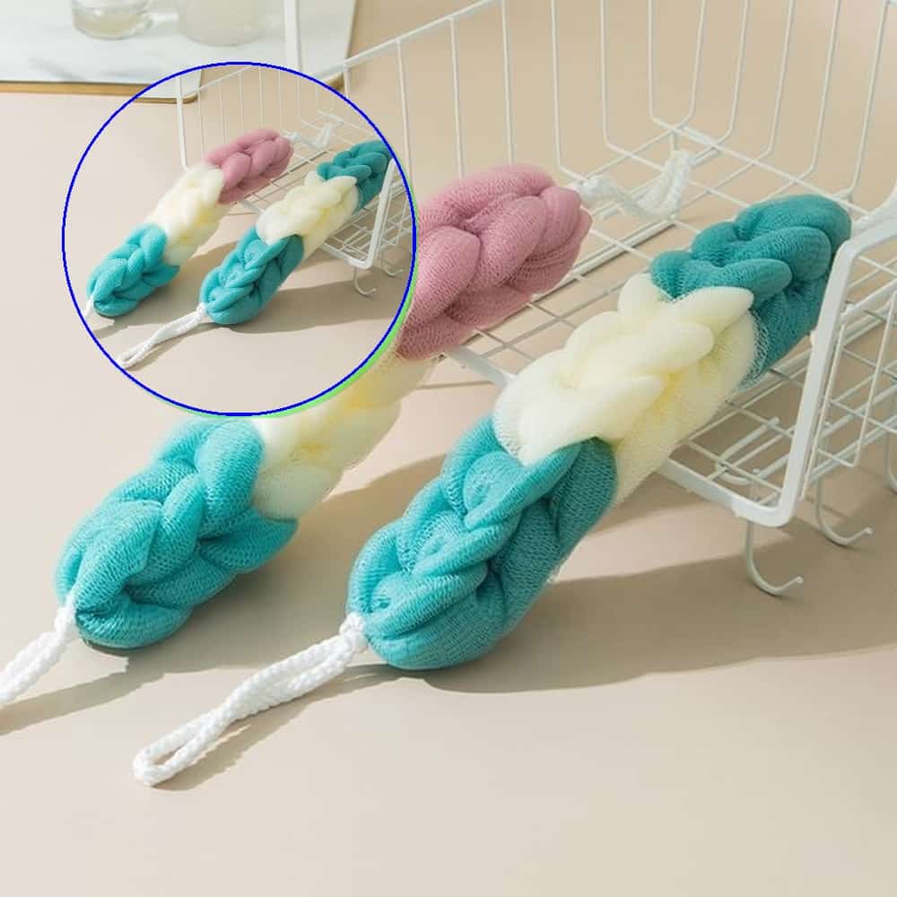 쌍문상회 부드러운 버블 스파볼 등밀이 화장실용품 샤워타올 왕꽈배기 바스볼 욕실인테리어소품