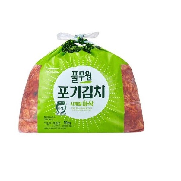 [오늘출발] 풀무원 사계절 아삭 포기김치 10kg(고급 국내산 김치)