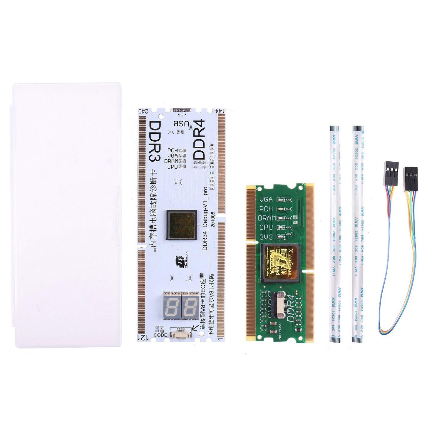 [오늘출발] 랜테스터기 노트북 데스크탑 마더보드 메모리 슬롯 DDR3 DDR4 진단 분석기 테스트 카드 LED 수리 테스터
