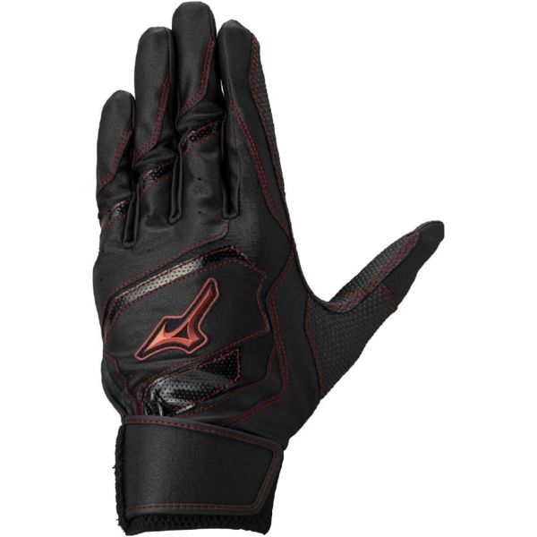 [해외] 배팅 장갑 야구 글러브 미즈노 배팅글러브 양손용 남성 여성 유니섹스 윌드라이브 레드 1EJEA29009 L