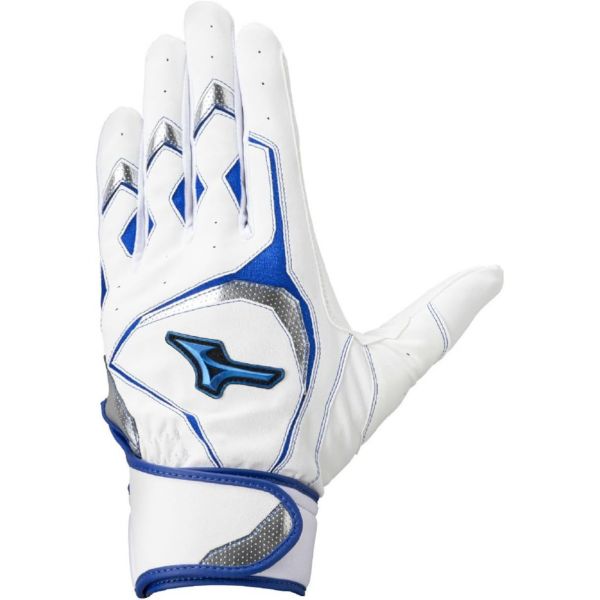 [해외] 배팅 장갑 그립 수비 스포츠 미즈노 야구 배팅글러브 양손용 남성 여성 유니섹스 윌드라이브 블루 1EJEA295