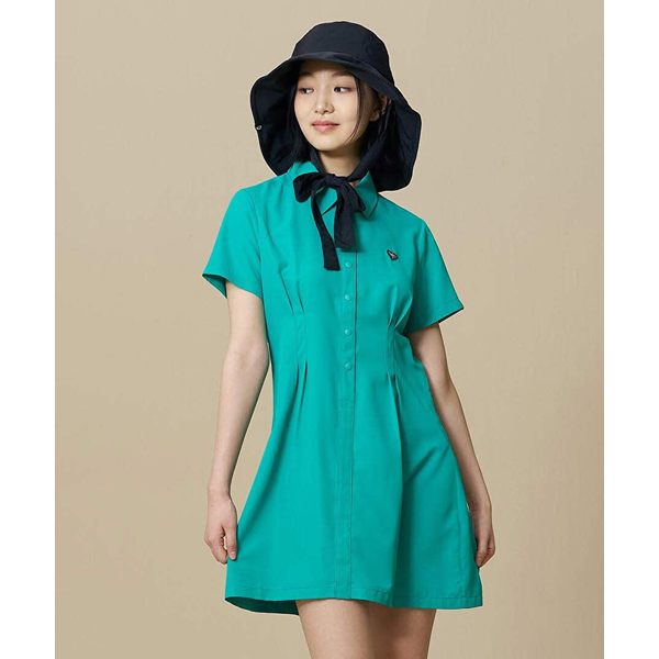 [신세계백화점]비비씨어스 (광주신세계)BBCEARTH여성 우먼 니트 카라 포인트 우븐 원피스(BE42OP02W)