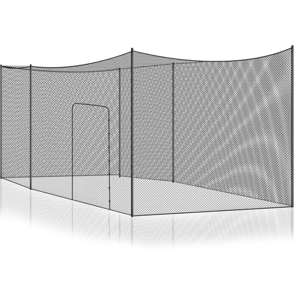 테니스 볼머신 트레이닝 셀프 포구기 야구 배팅 케이지 네트 내구성 강한 소프트볼 타격 연습 휴대용 투구