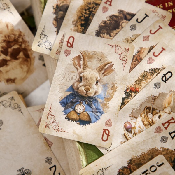 [해외] Mr. Paper 레트로 블루코어 페이퍼 포커 카드 레저 퍼즐 파티 게임 엔터테인먼트