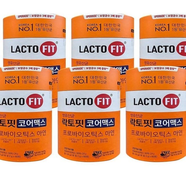 종근당건강 락토핏 생유산균 코어맥스 6통 12개월분 x2SET(SH)