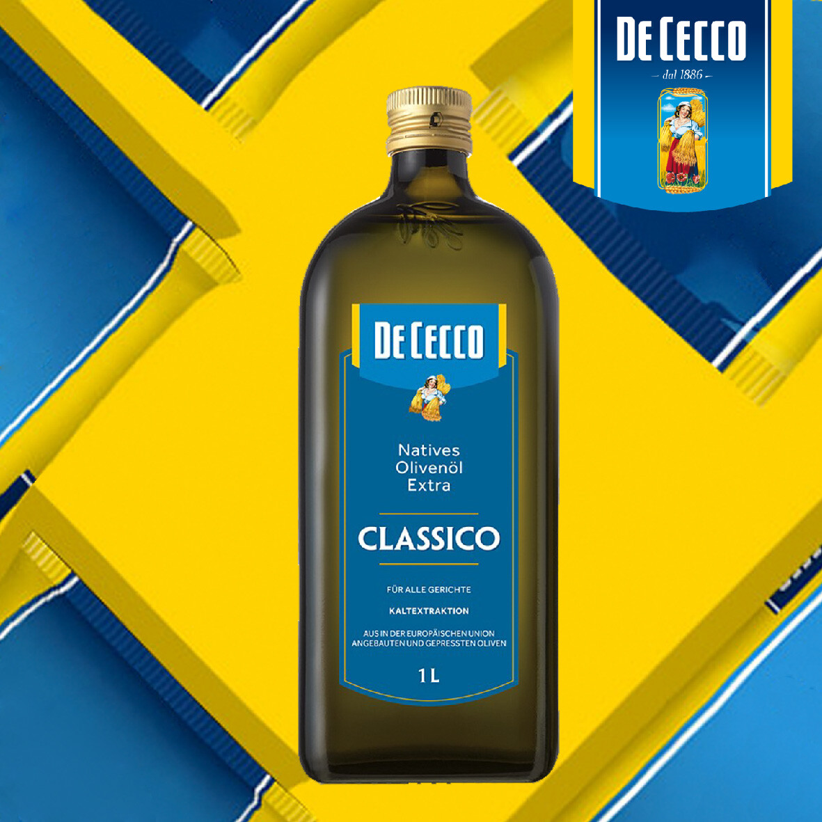 [오늘출발] 데체코 엑스트라버진 올리브오일 1L 올리브유(고급 이탈리아 오일)