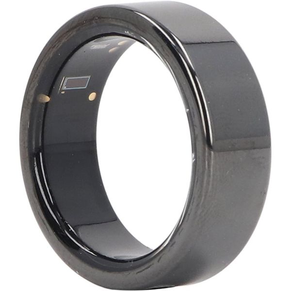 [해외] 스마트 링 스포츠 트래킹 풍부한 수면 분석 앱 보기 경량 디자인 프리미엄 합금 소재 블랙 45분 충전 시간