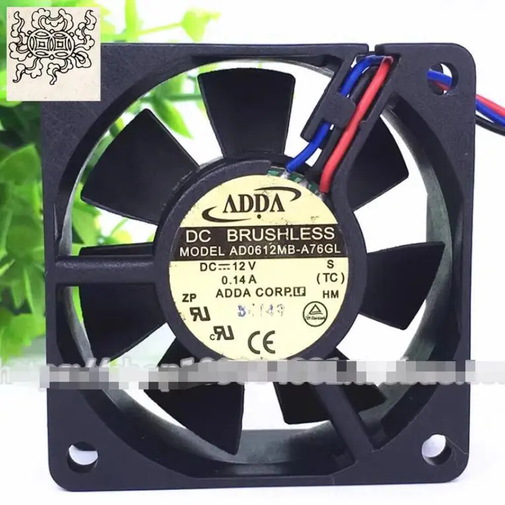 [해외] ADDA AD0612MB-A76GL DC 12V 0.14A 3선 서버 냉각팬Ltsf
