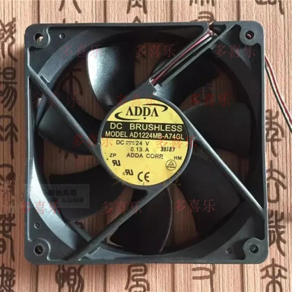 [해외] ADDA AD1224MB-A74GL 1DC24V 0.13A 12CM 2선 인버터 냉각팬EE
