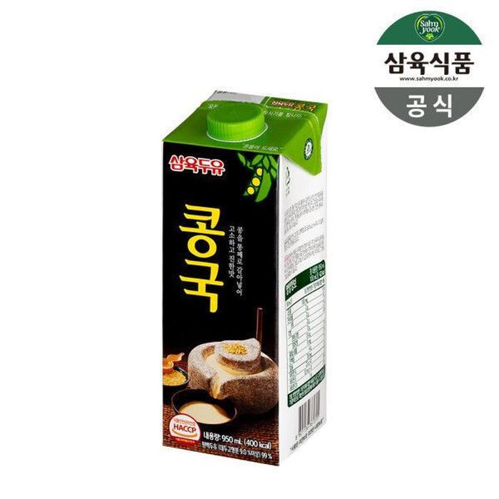삼육두유 콩국 콩국물 대용량 콩국수 950ml 6팩 GST